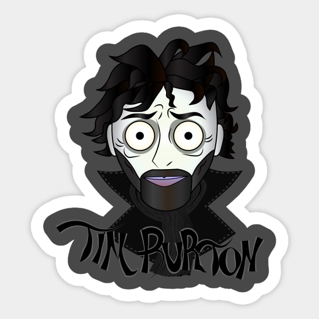 Tim Burton Sticker by JackJoe